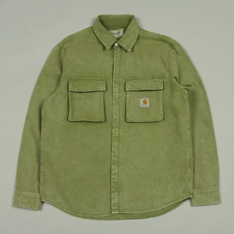 Carhartt WIP Monterey Shirt Jac - Kiwi Worn Washed